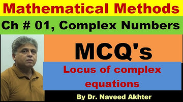 Mathematical methods, S.M. Yusuf, Chapter 1, Complex numbers, MCQ