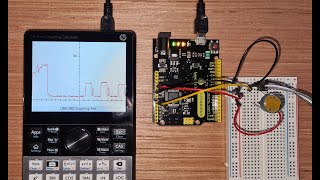 HP Prime G2 connected directly to an Arduino Leonardo, LDR sensor Graphing.