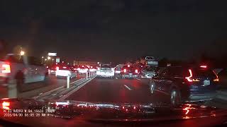 Rainy Morning Drive on I-85 | Suwanee to Jimmy Carter Blvd | Crash Near Pleasant Hill