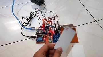 Prototype Solenoid Door Lock Pengaman Pintu Menggunakan RFID dan Remote HP Android Berbasis Arduino