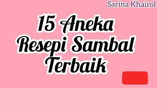 15 Aneka Resepi Sambal (turun temurun)