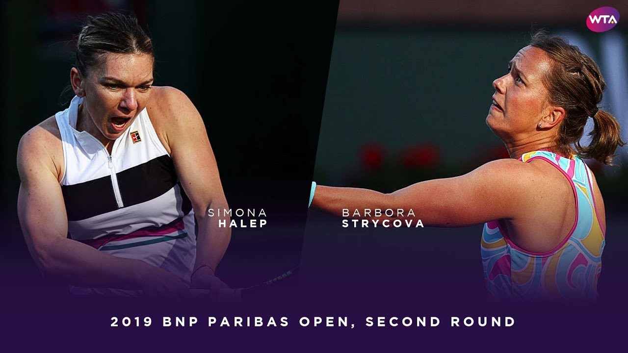 Simona Halep vs. Barbora Strycova | 2019 BNP Paribas Open Second Round | WTA Highlights wimbledon femme