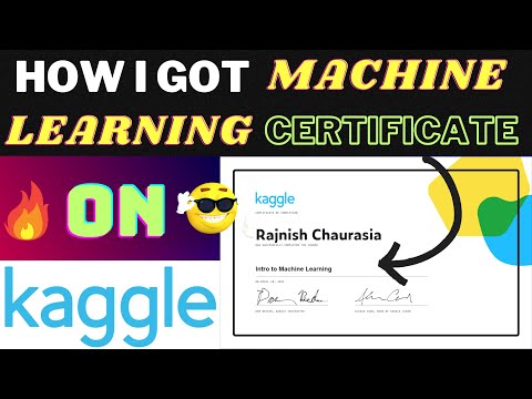 How To Get Free Machine Learning Certificate on Kaggle | Hindi | Kaggle | Rajnish Chaurasia
