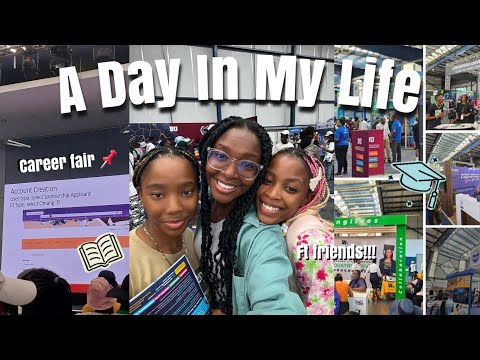 A Day In My Life Vlog | Career fair, friends & fun!