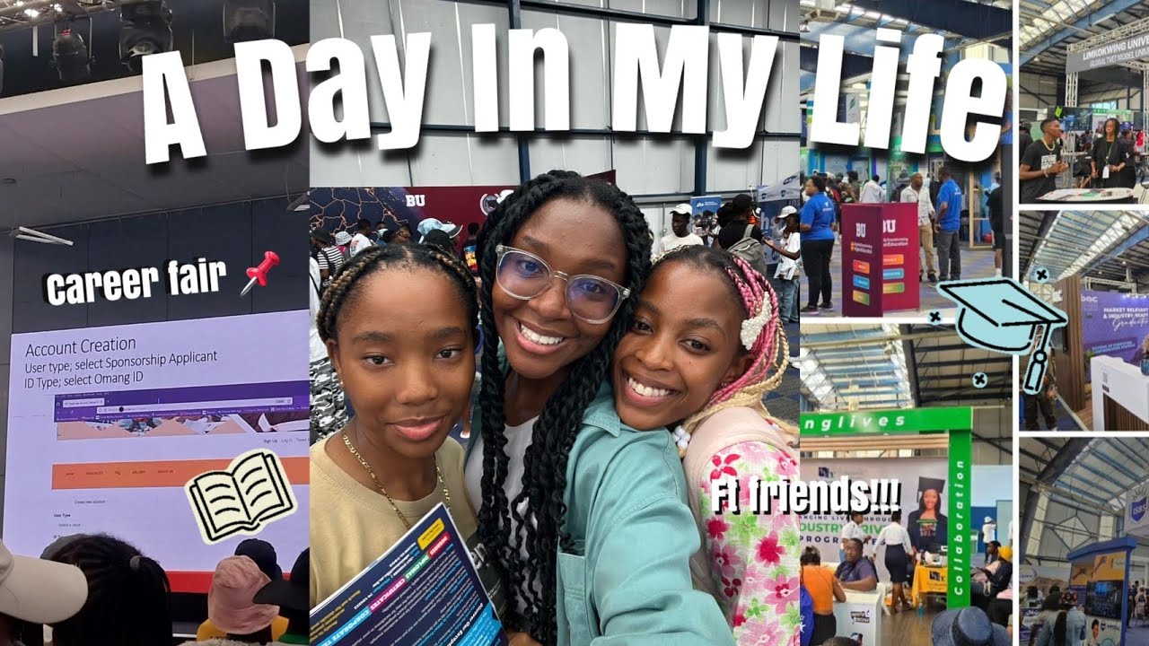 A Day In My Life Vlog | Career fair, friends & fun! - YouTube