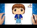 How to Draw Jonathan Funko Pop | Stranger Things Drawing