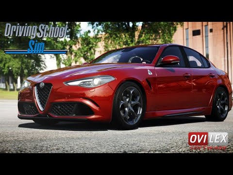 Ovilex Driving School 2020: Must-Have Car! | Alfa Romeo Giulia Quadrifoglio | Driving School Sim