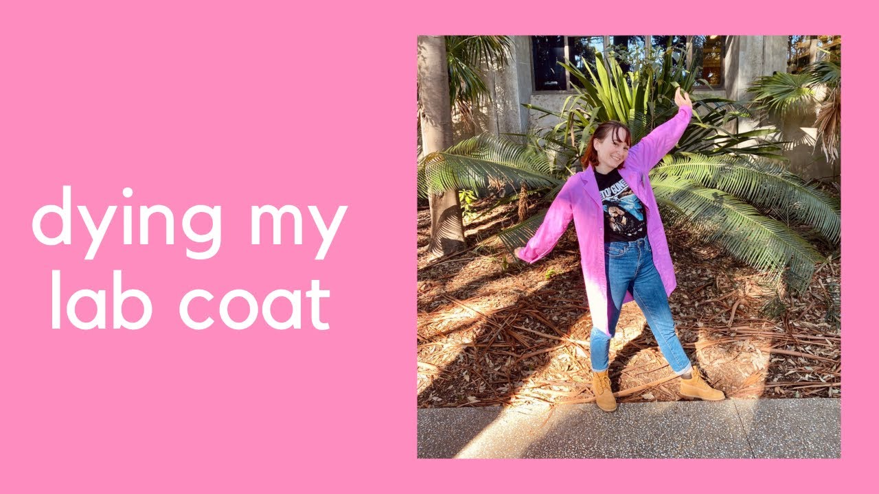 I dyed my lab coat pink for breast cancer | GOPINK 2021