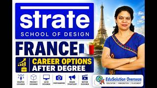 Study In France, Strate School of Design, Career Opportunities After Degree, Courses, Entry Criteria