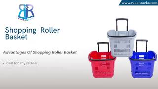 Shopping Roller Basket | Shopping Trolley | Manufacturers in Lahore | Rack n Racks screenshot 4