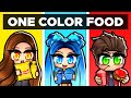 Eating only one colored food in roblox