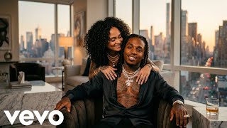 Jacquees - Locked On You ft. Kehlani ( Lyrical Music Video )
