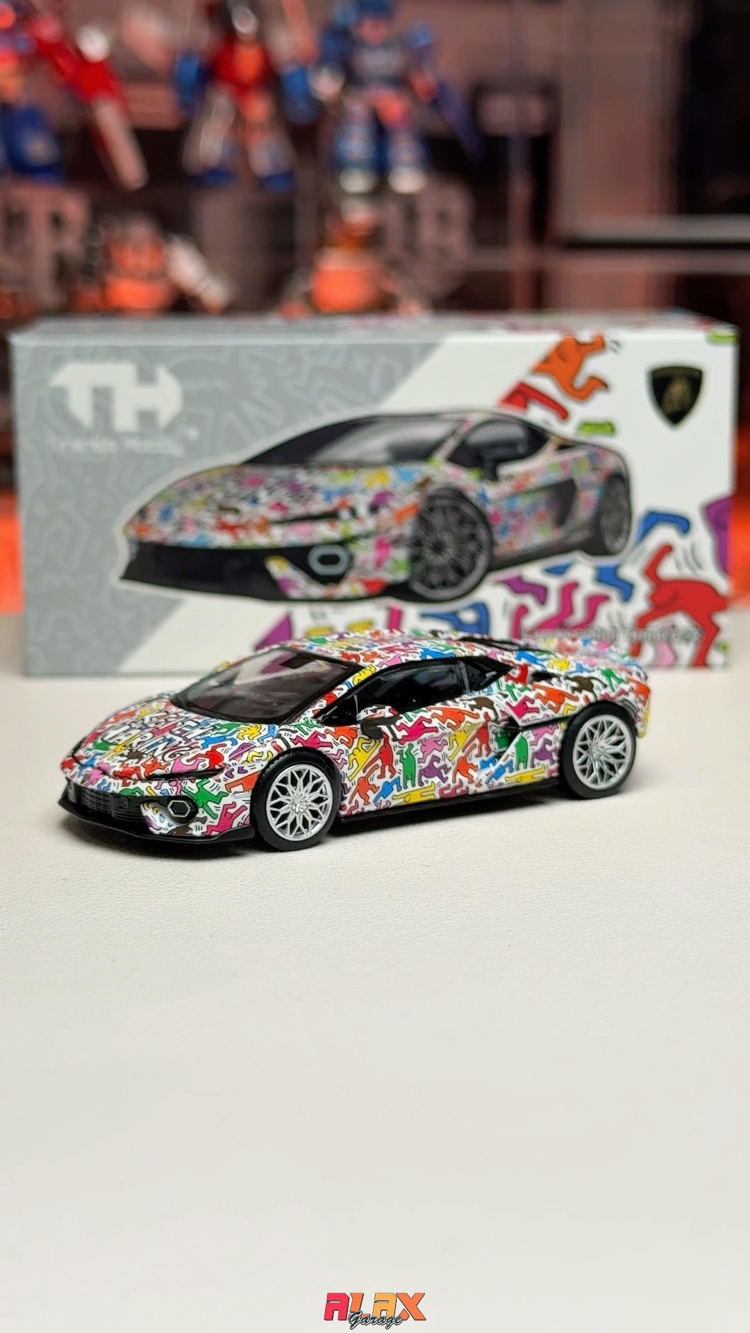 Trends Hobby Lamborghini Temerario x Keith Haring Limited Edition