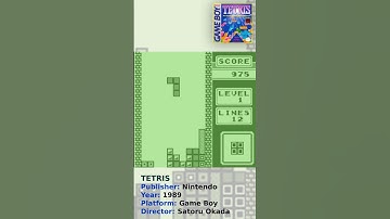 Tetris  #retrogaming #gameboy #tetris