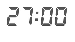 27-Minute Timer ⏰ | Focus, Study, Clean, or Relax with a Minimal Aesthetic Countdown