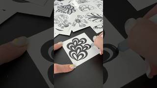 Very easy tutorial! Inktober Day 19 #drawing #relaxing #tangleart  #inktober2024 #asmr #asmrshorts