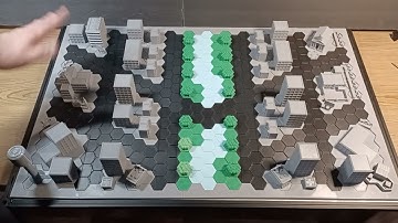 "Battle for River City" Battletech Modular Hex Tile Game Board