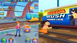 Chhota Bheem Run vs Subway Princess Runner Gameplay - Fun Android/iOS Gameplay HD screenshot 5