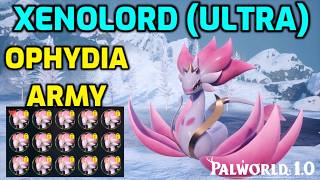 Palworld: Ophydia Raid Army vs Xenolord (Ultra)