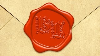 Photoshop Tutorial: How to Create a Wax Seal with Raised Text