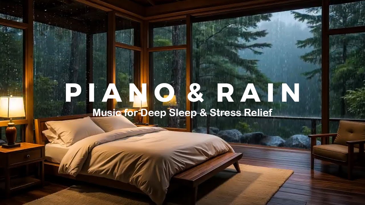Relaxing Rain & Soft Piano – Sleep Music for Mental Calm and Emotional Healing