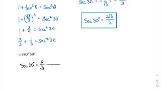 MAT 182 - Notes 7.1 - Applications of the Complementary Angle Theorem
