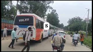 Muzaffarnagar morna m lga jaam mantriyo ki car fasi (yogi adityanaath ji ka dyoura) screenshot 5
