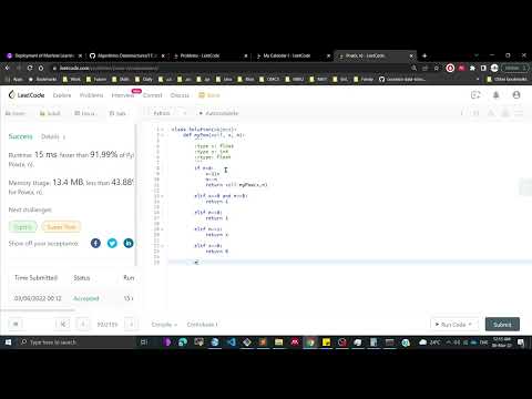50. Pow(x, n)  - Python Programming Interview Question Facebook Amazon Apple Netflix Google