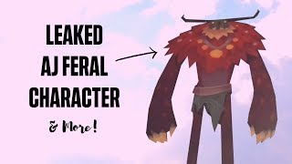 AJ FERAL LEAK : NEW CHARACTER (Might get taken down soon) || Animal Jam Feral new leak!