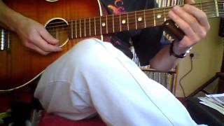 Vigilante Man - Ry Cooder cover on Harmony Regal parlour guitar chords