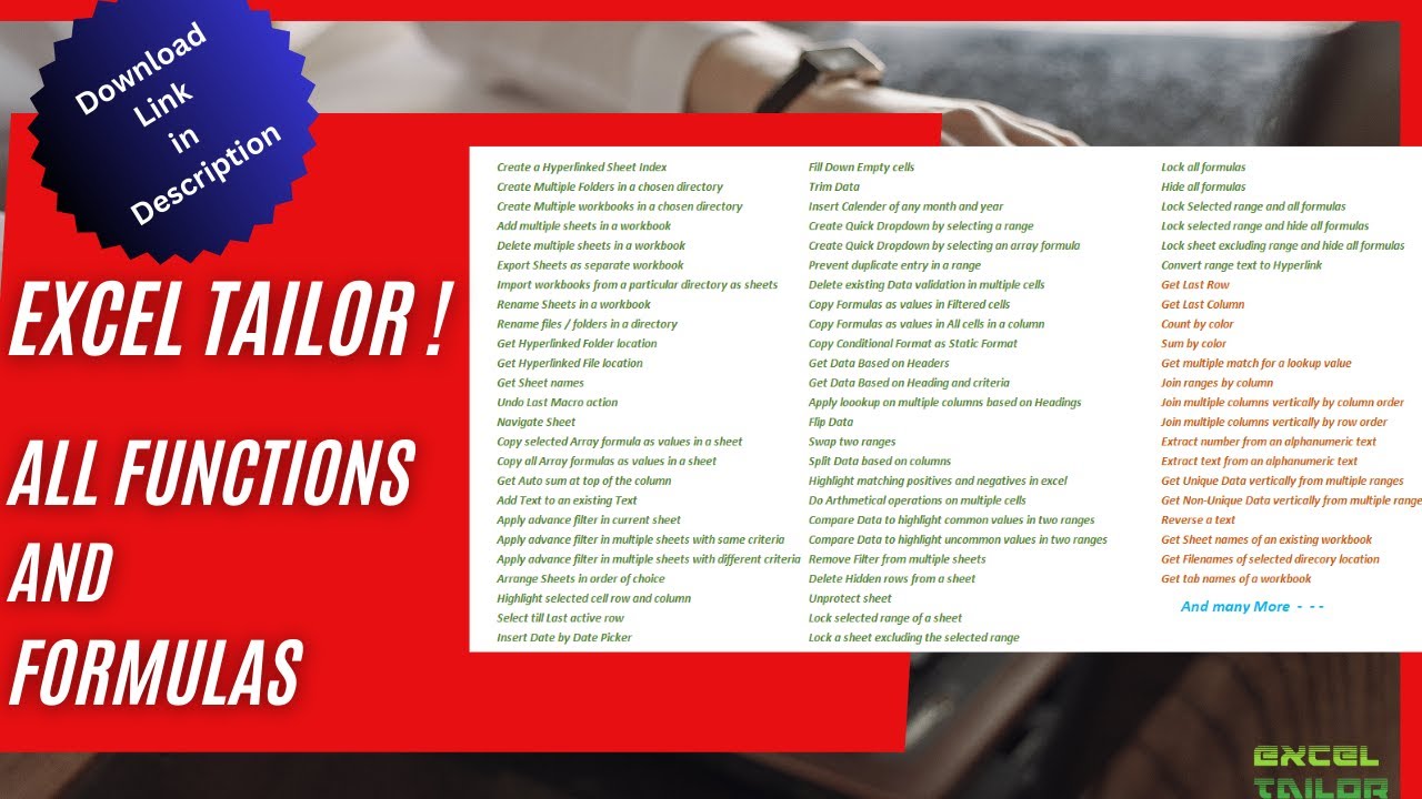 Streamline Your Workflow with Smart Excel Solutions See description