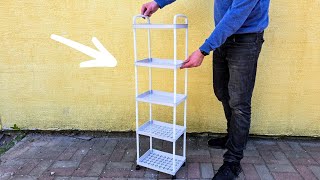 How to SETUP &amp; Use - 5 Layer Plastic Storage Shelf Organizer / Cabinet Rack ( Assembling &amp; Review)