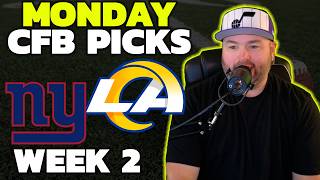 Giants vs Rams Monday Week 2 NFL Picks with Kyle Kirms - September 21st Week 2 Game Preview Giants Rams ЁЯдШЁЯРП