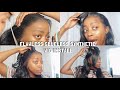 FIRST TIME INSTALLING A GLUELESS SYNTHETIC WIG! *pleasantly surprised* | Pearl Tresses