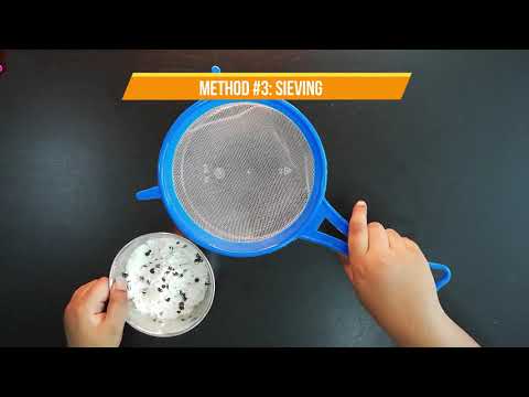 سائنس کا تجربہ | ہیلو بچوں، آئیے مکسچر کو الگ کرنے کے طریقے سیکھیں (مرکب کا حصہ 1)