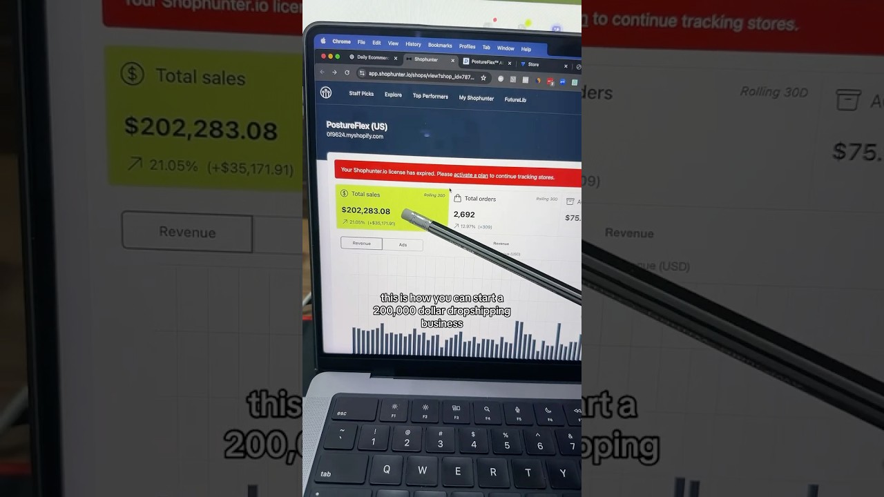 Start your dropshipping store using this $200,000 store template from shopfunnels.net! 