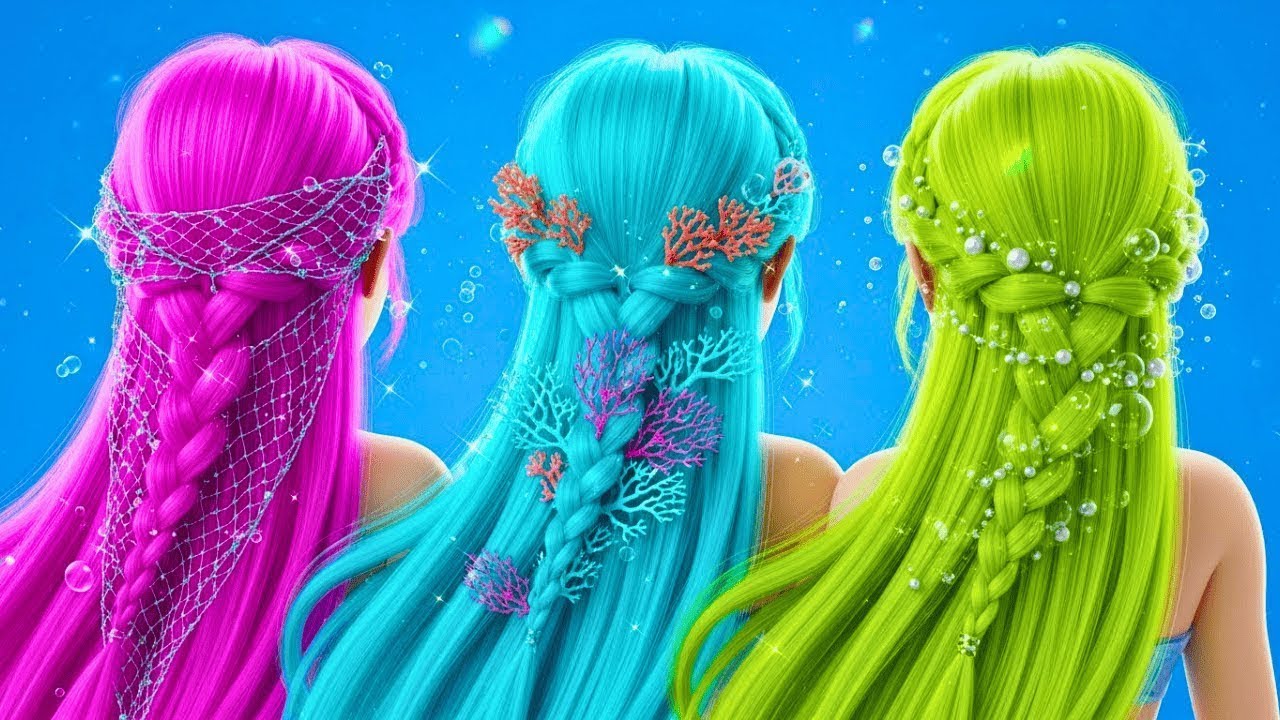 Бьюти-хаки от русалок 💖 Как превратиться в русалку