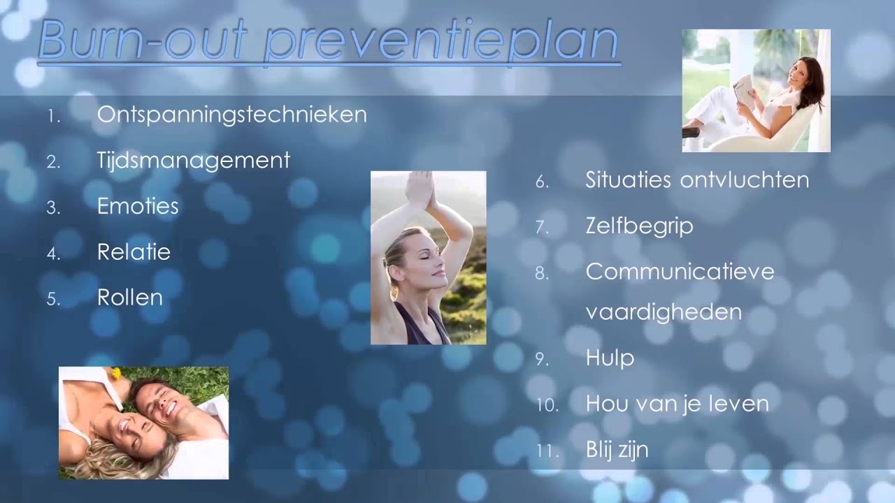 Hoe maak je een burn out preventieplan? Stichtingezondheidnederland YouTube Hoe maak je een burn out preventieplan? Stichtingezondheidnederland YouTube