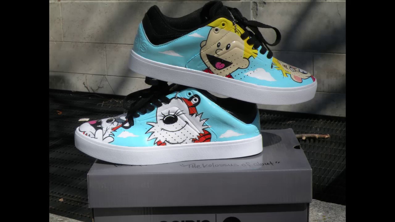 Custom Osiris Custom Osiris skate sneaker for pro skateboarder Robby Hargreaves ...