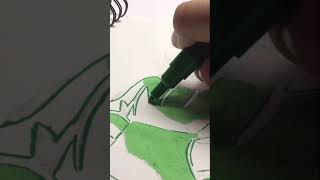 Drawing DREAM | Using Posca Paint Pens (#shorts)