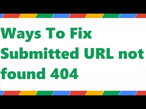 How to Fix "Submitted URL not found (404)" Error in Google Search Console