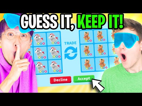 Can We Beat The GUESS THE LEGENDARY PET AND I'LL BUY IT CHALLENGE In Roblox Adopt Me!? (IMPOSSIBLE)