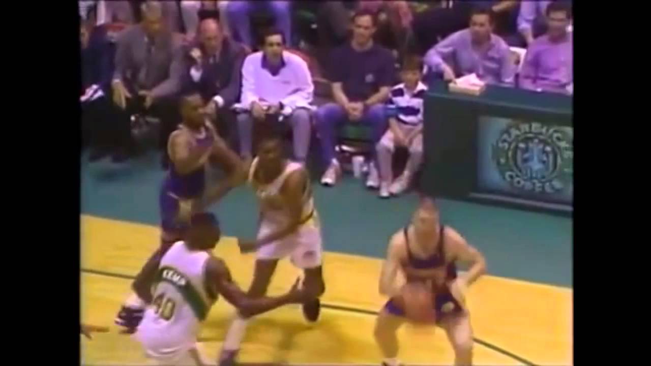 Šarūnas Marčiulionis 27 points vs Seattle SuperSonics Full Highlights(1992.04.28)