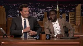 Kevin Hart FaceTimes Dwayne Johnson While Co Hosting The Tonight Show7