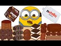 [ASMR] 미니언즈 밥 초코 애니먹방(Minions Bob Chocolate Food Animation Mukbang)