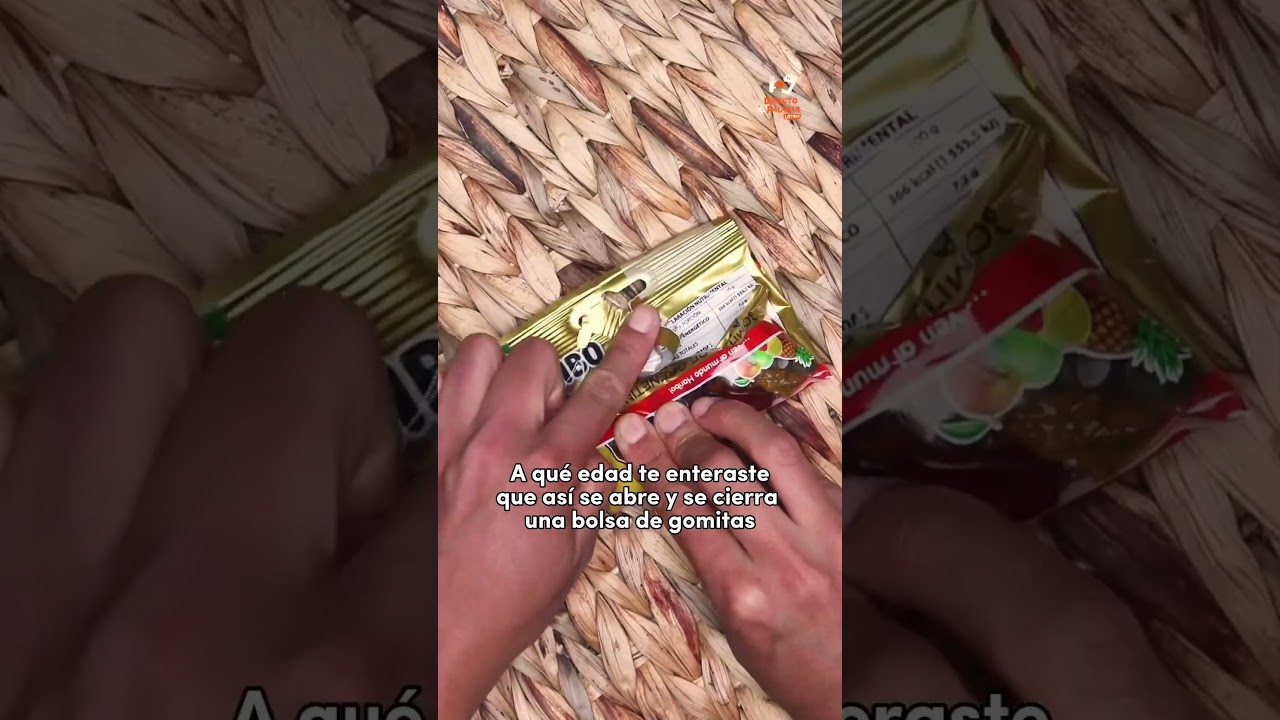 Truco para guardar tus gomitas.