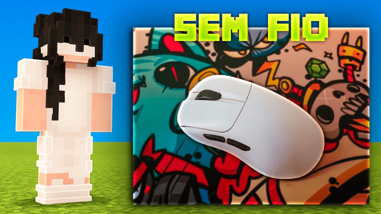 mouse gamer sem fio e barato para pvp? - delux m500 (unboxing e review)