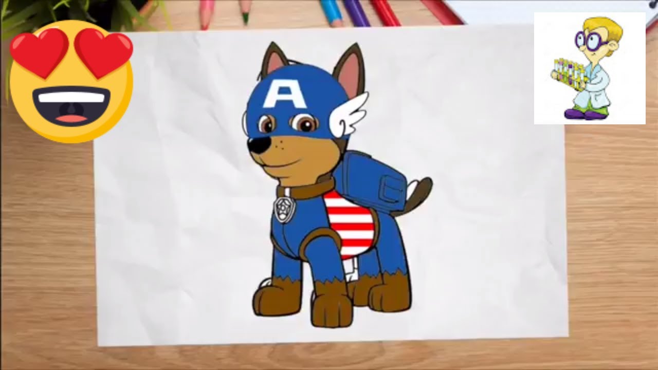 Paw Patrol Avengers Super Heroes Chase Marshall Rubble Painting Outfits For Kids & Toddlers