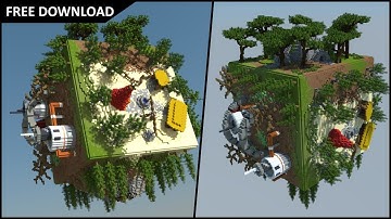 [Minecraft Timelapse] CUBE WORLD + Map Download │DiddiHD│