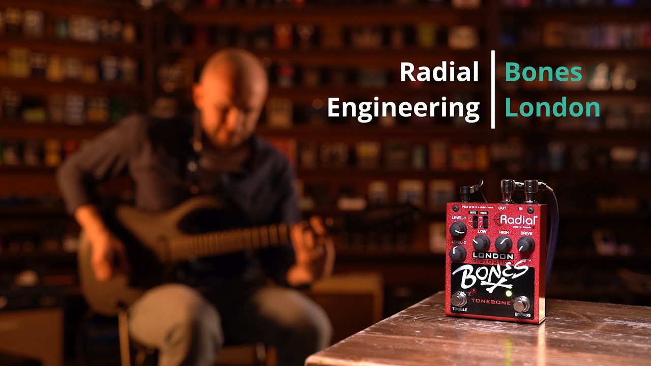 Radial Engineering Bones London Dual-Mode Distortion - DMTR Pedal Shop 